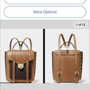 Michael Kors Manhattan Studded Backpack/Handbag